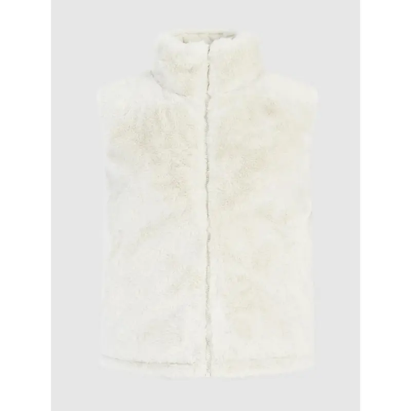 Protest Ponzo Woman Teddy Outdoor-Weste - Kit Offwhite