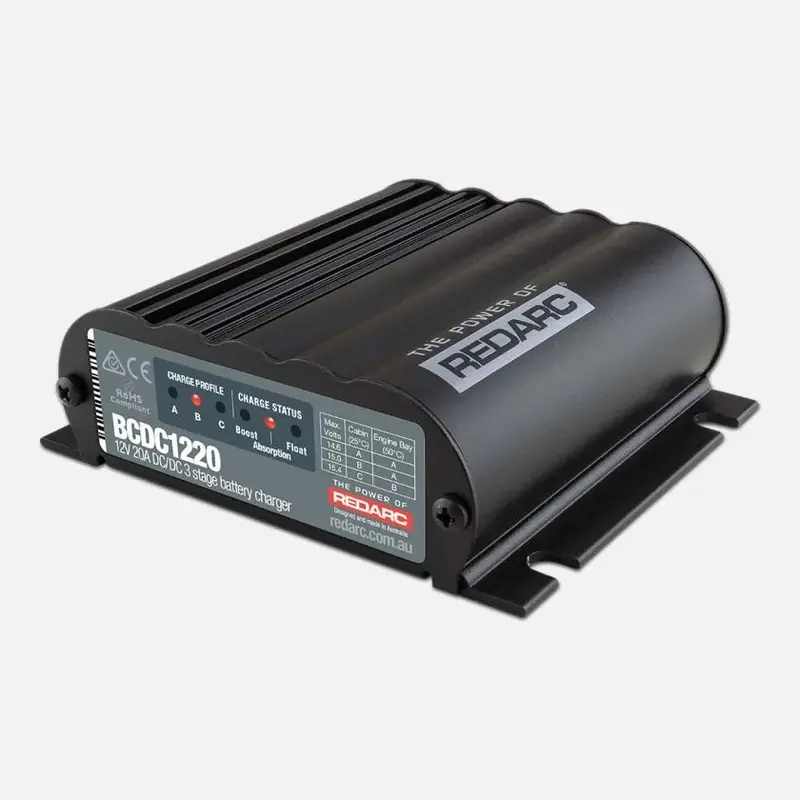 REDARC BCDC1220, 12V 20A In-Vehicle DC Battery Charger