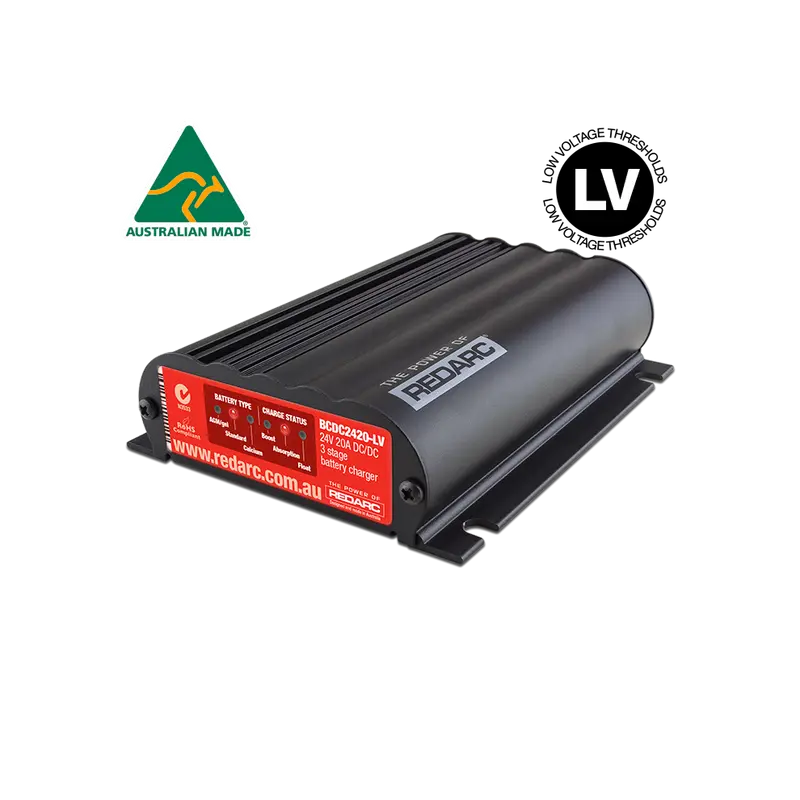 REDARC BCDC2420 24V 20A In-Vehicle DC Battery Charger