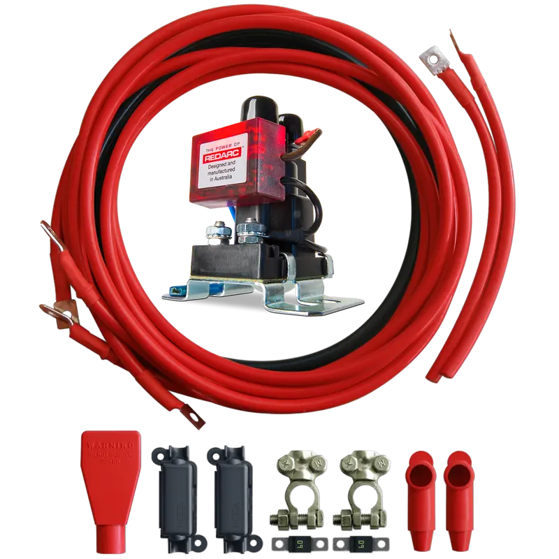 REDARC Smart Start, Battery Isolator, SBI 12V 100A & Kabelsatz
