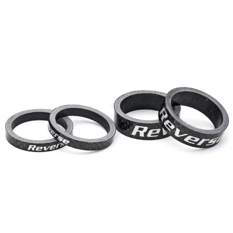 Reverse Spacer Set Carbon 1 1/8"