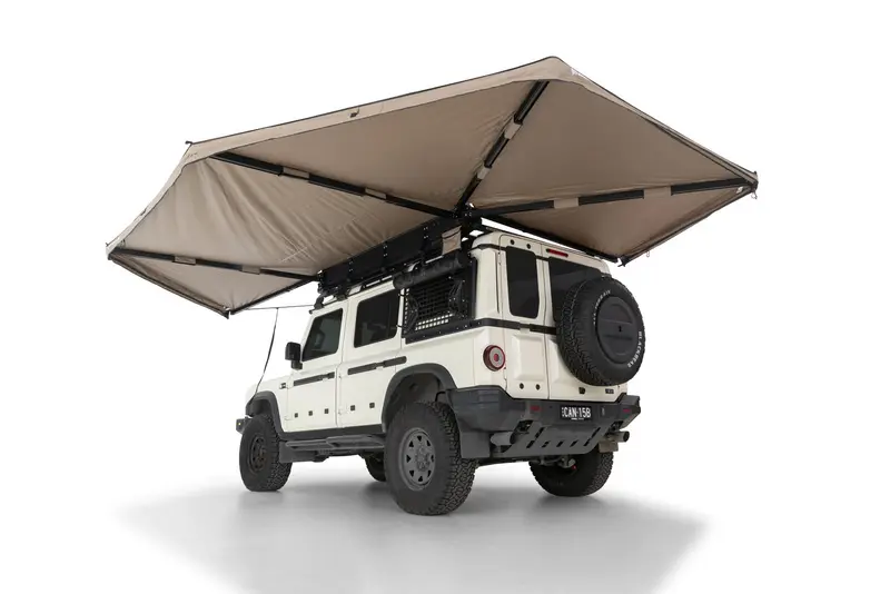 Rhino Rack Batwing 270 freitragende Markise, linke Seite, inkl. Halter