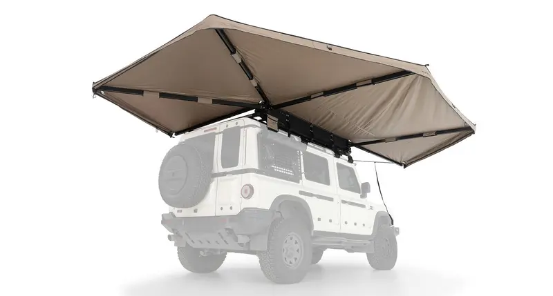 Rhino Rack Batwing 270 freitragende Markise, rechte Seite, inkl. Halter