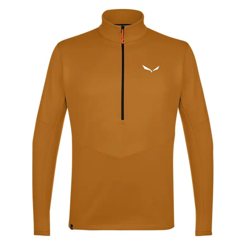 Salewa Puez Polarlite Half Zip Fleece Herren golden brown