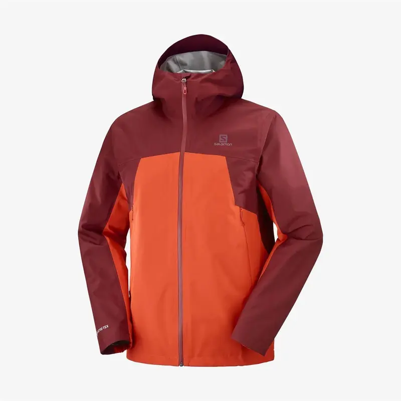 Salomon Outline Gore-Tex 2.5 Layers Shelljacke Fiery Red/ Cabernet