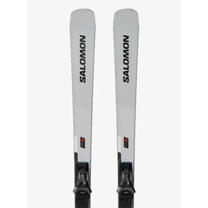 Salomon S / MAX 12 (AND MI12) Pisten-Ski-Set, Unisex Silver Met. / Black / White
