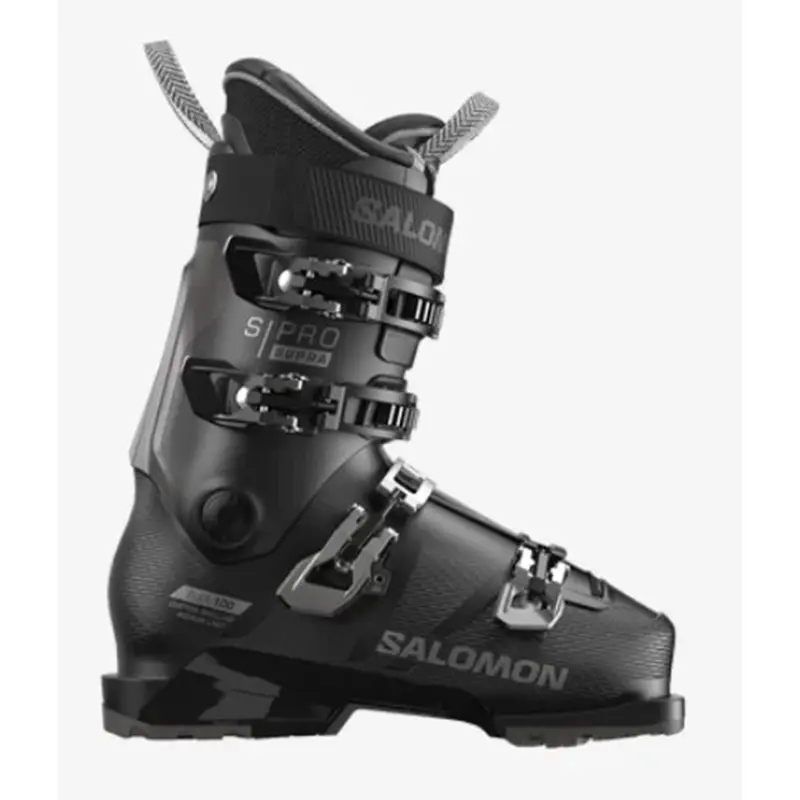 Salomon S Pro Supra 100 All Mountain-Schuhe Herren Black / Dark Grey Met.