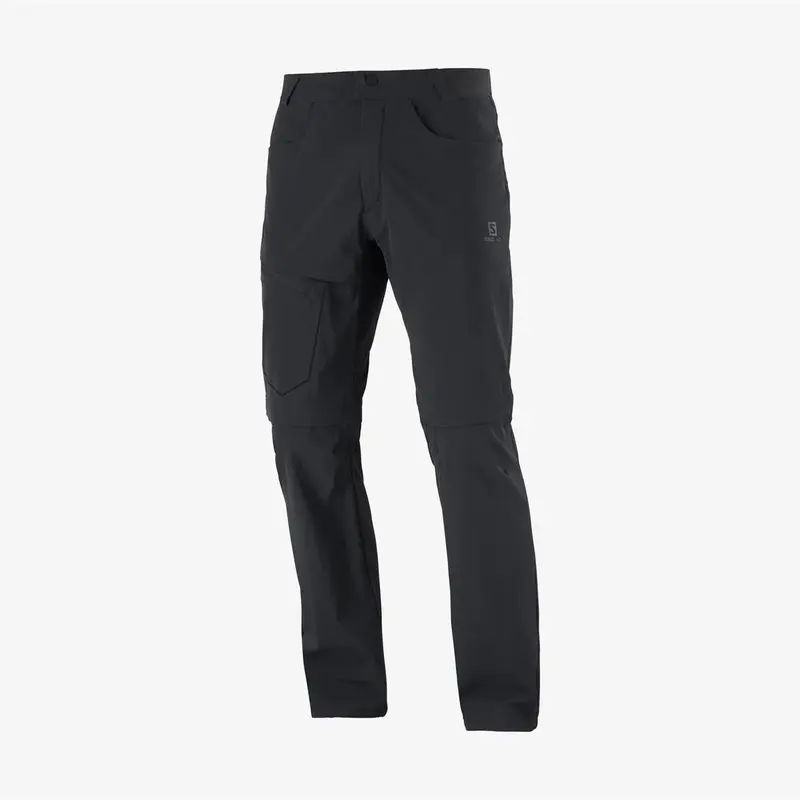 Salomon Wayfarer Zip Off Pants Black