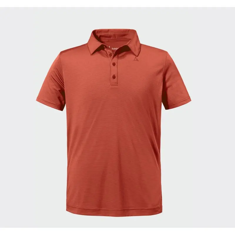 Schöffel CIRC Polo Shirt Tauron M dark crabapple Herren T-Shirt