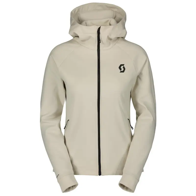 SCOTT Defined Warm Zip Damen-Hoody dusty white