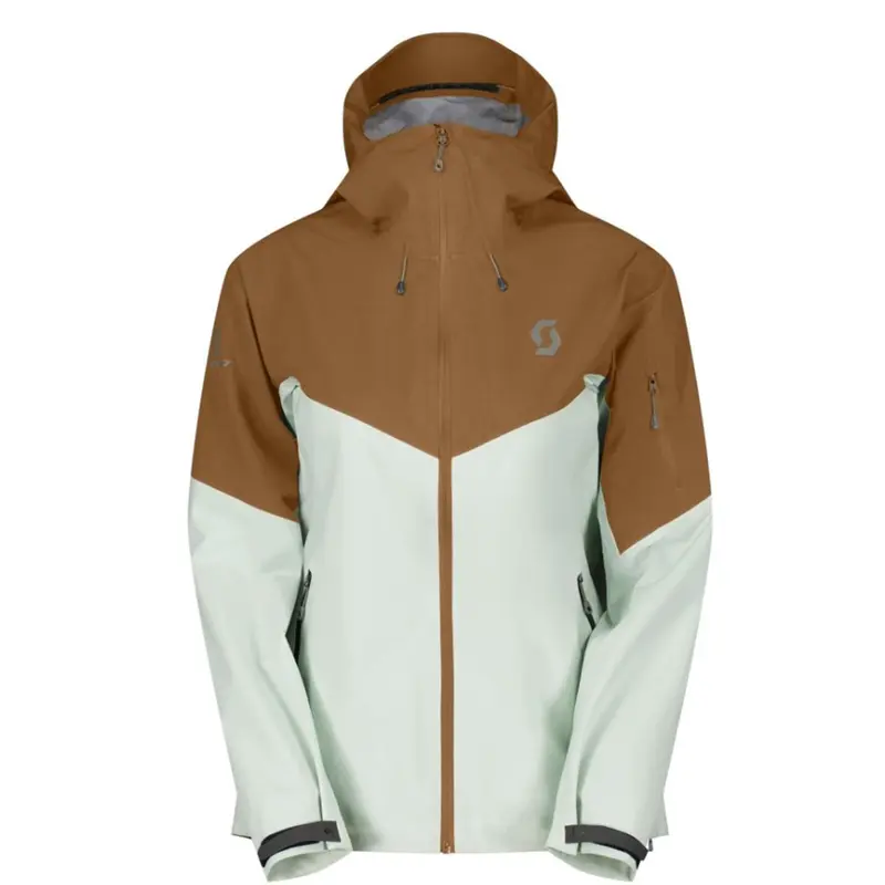 Scott- Explorair 3-lagige Damenjacke - bread brown/fresh green
