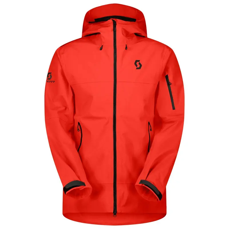 SCOTT Explorair 3-lagige Herrenjacke turbo red