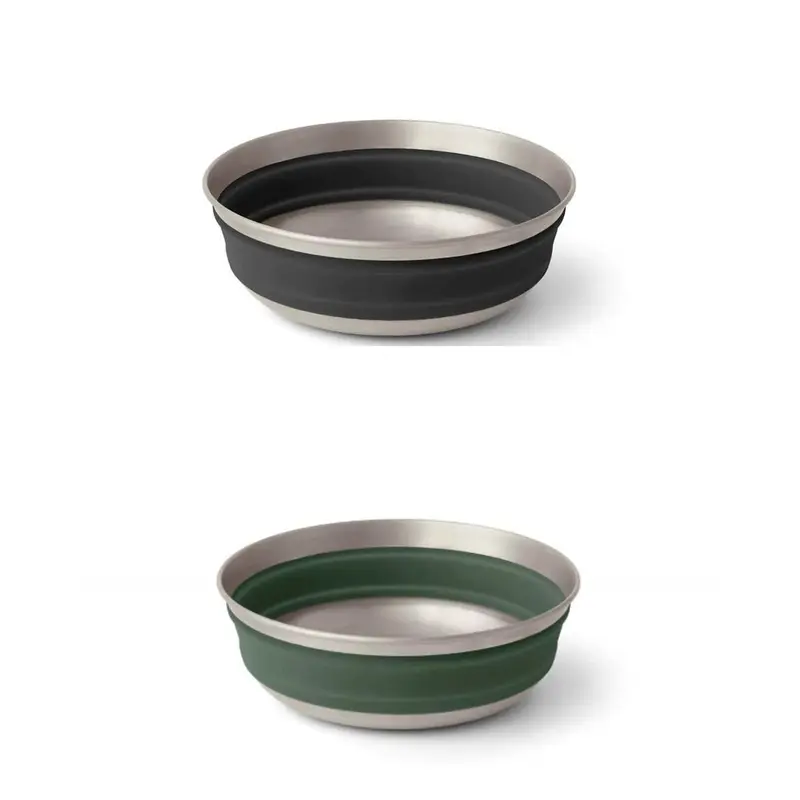 Sea to Summit Detour Bowl - zusammenfaltbare Campingschale mit Edelstahl Größe M
