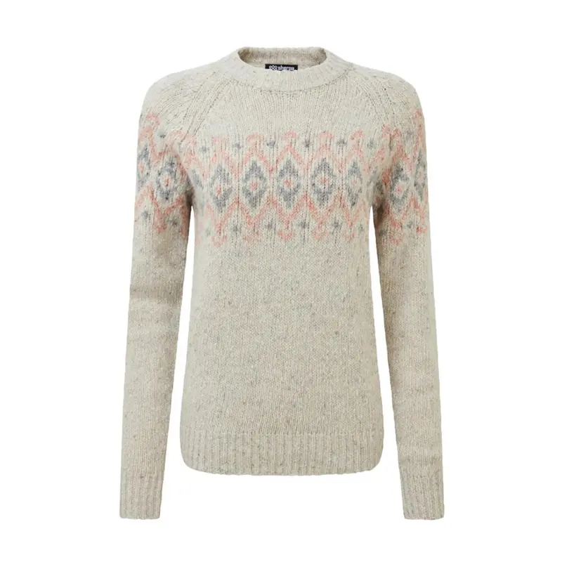 Sherpa Djumi Crew Neck Pullover - Ecru