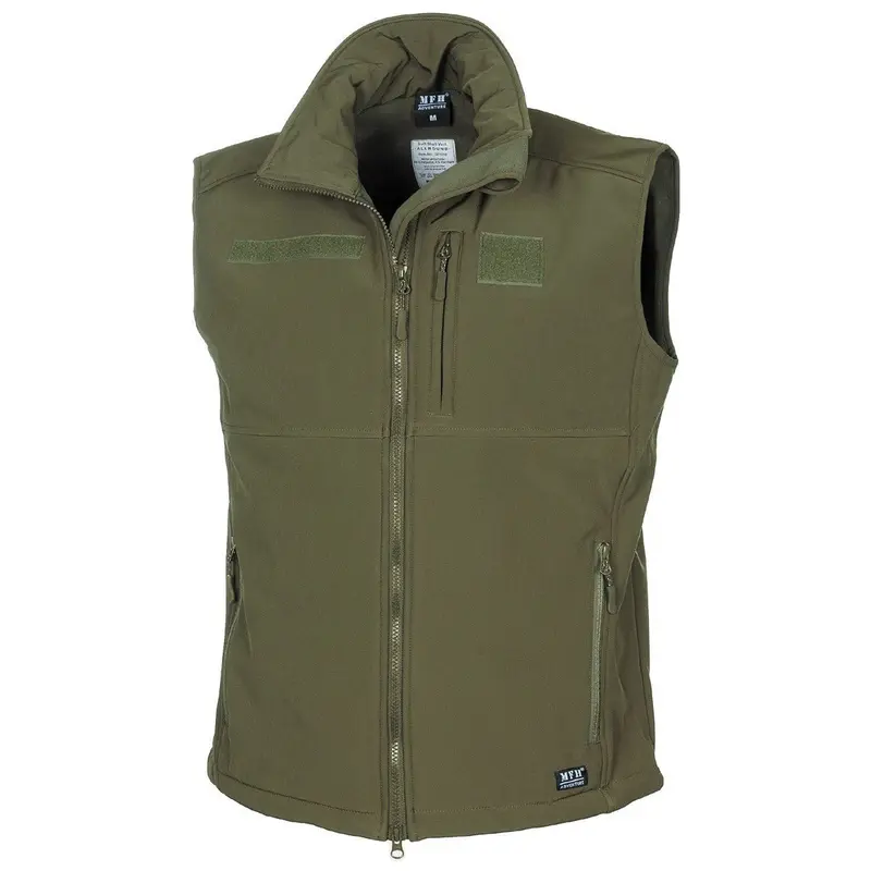 Softshell Weste Allround Oliv - XXL Unisex
