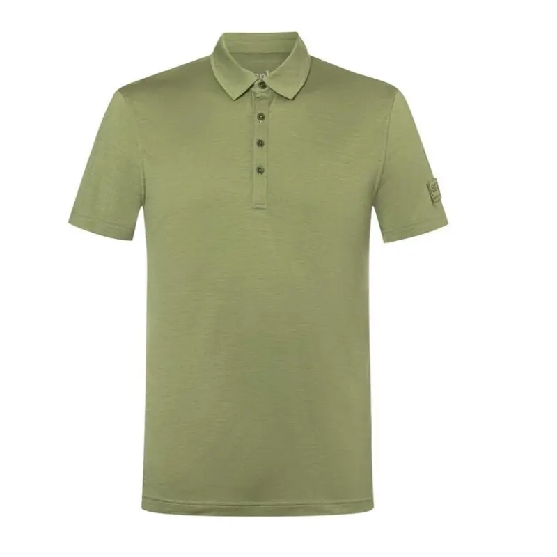 Super Natural Bio J Polo sage Herren T-Shirt