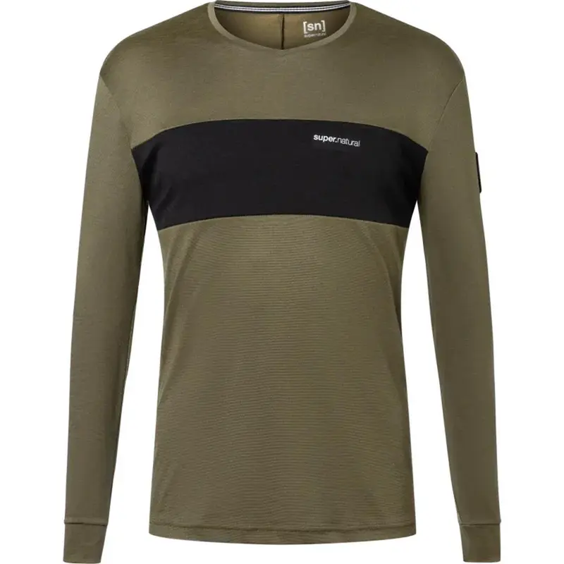 Super.Natural M Gravier LS Herren olive Herren Bike Longsleeve