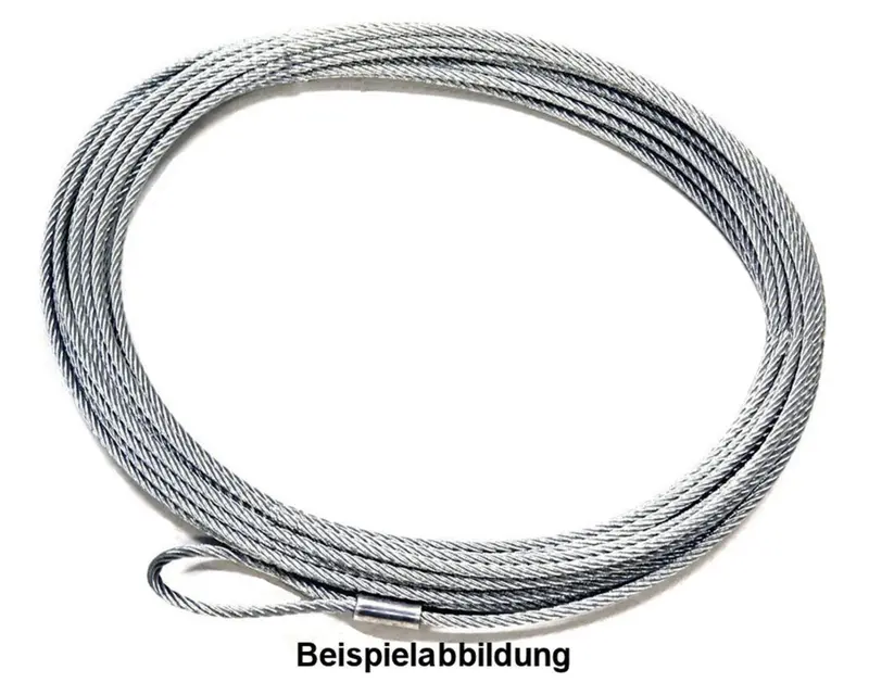 Taurus Stahlseil, 40mx16mm,MBK 238,98kN für Serie 30, m. kurzer Trommel