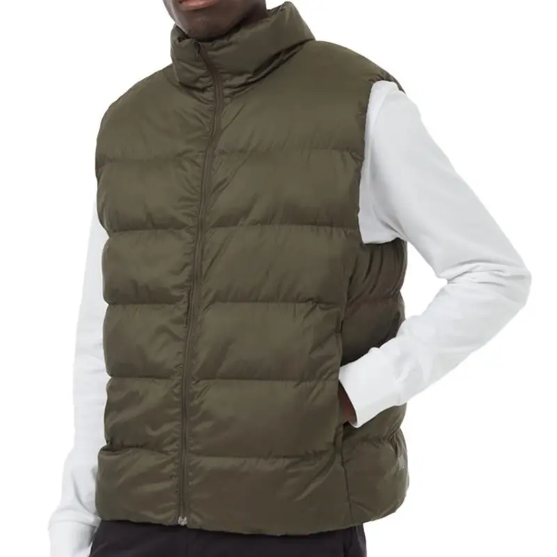 TenTree Puffer Vest M black olive green Herren Weste