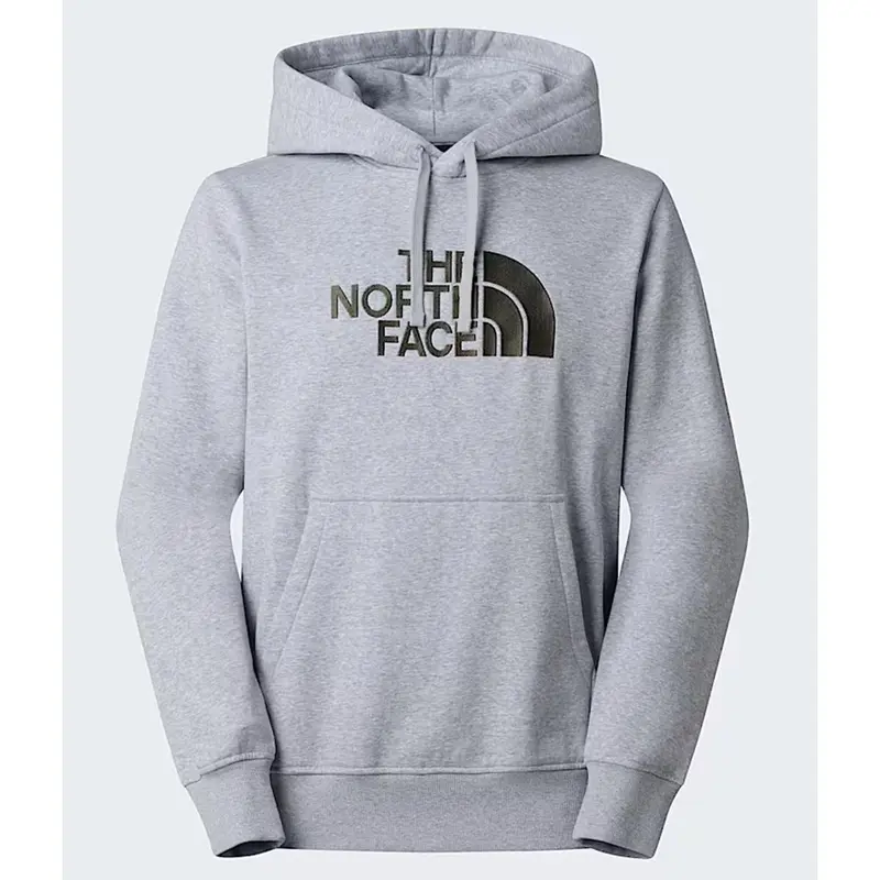 The North Face Drew Peak Kapuzenpulli für Herren TNF Light Grey Heather-New Taupe Green