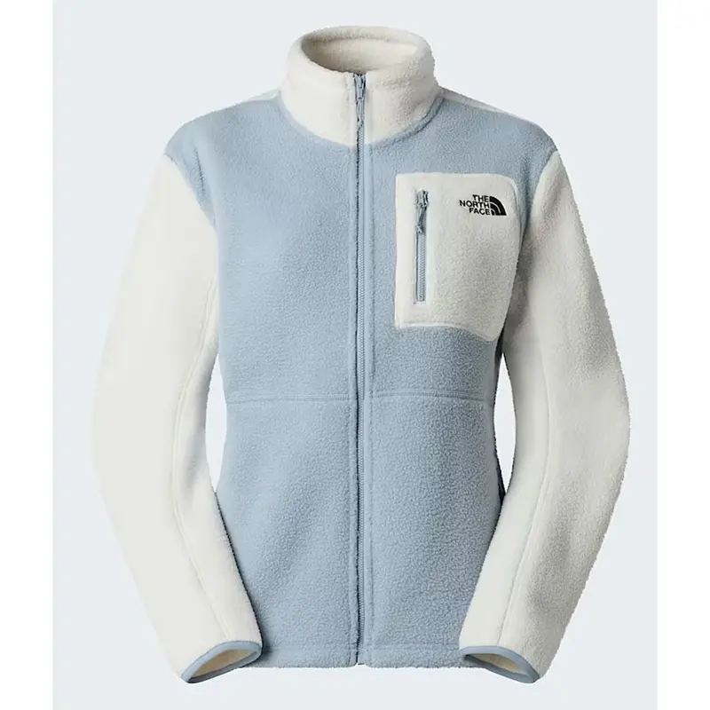 The North Face Yumiori Fleecejacke mit durchgehendem RV für Damen frost grey/white dune