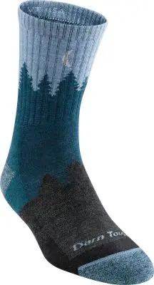 Treeline Micro Crew Midnight Socke mit Cushion - w