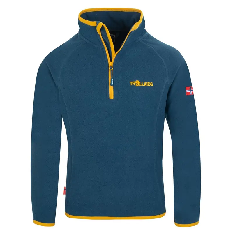 Trollkids Kids Nordland Half Zip mystic blue Kinder