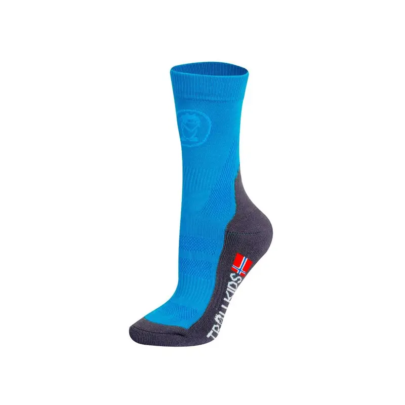 Trollkids - Wandersocken - mid cut - medium blue