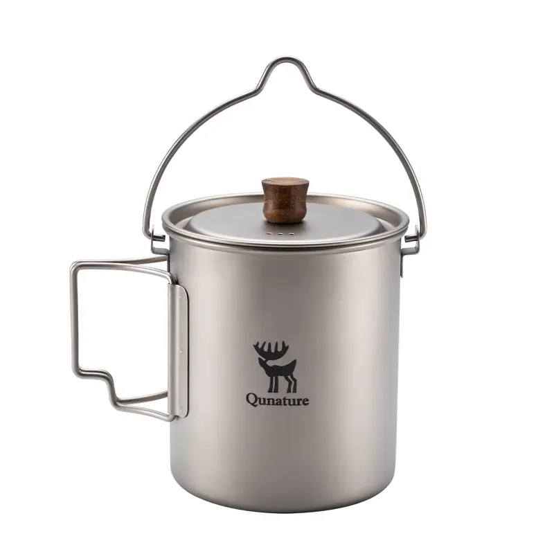 Ultraleichter Titan-Campingbecher 750 ml