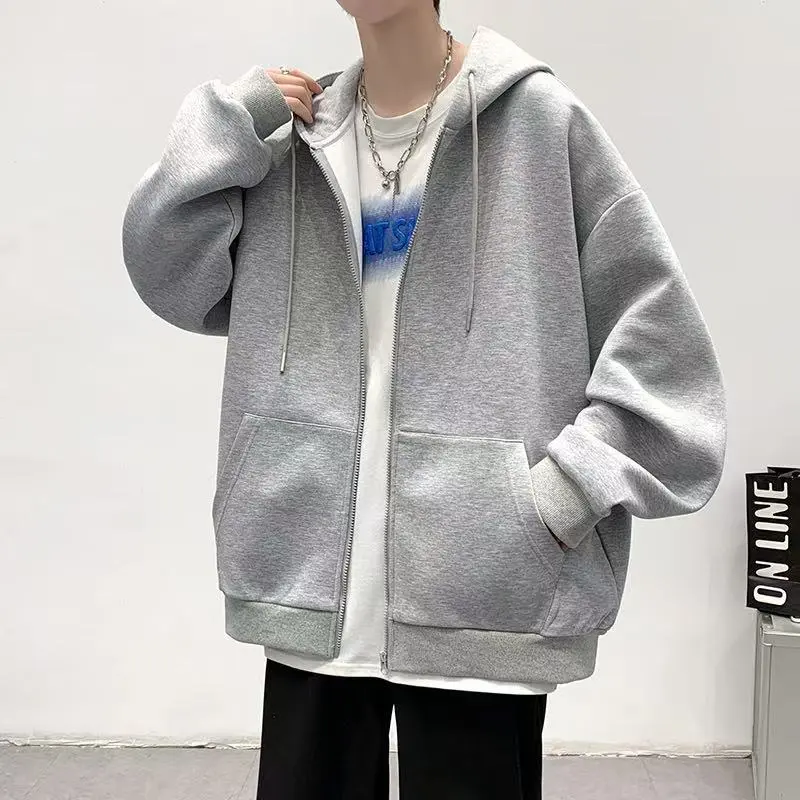 Unisex Bequeme Kapuzenjacke mit seitlichen Taschen Drune