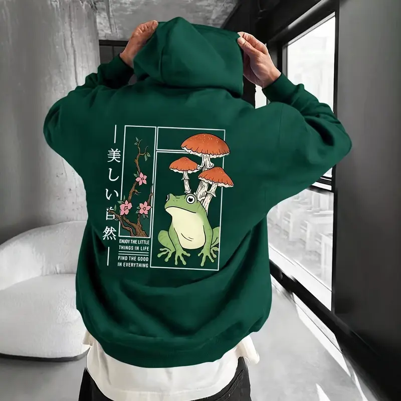 Unisex Grafischer Kapuzenpullover Drune