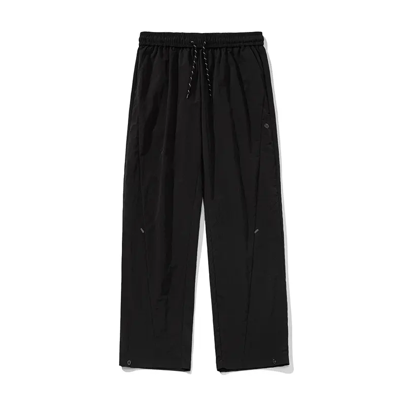Unisex Leichte technische Freizeit-Hose mit elastischem Bund, Kordelzug und verstellbarem Saum Drune
