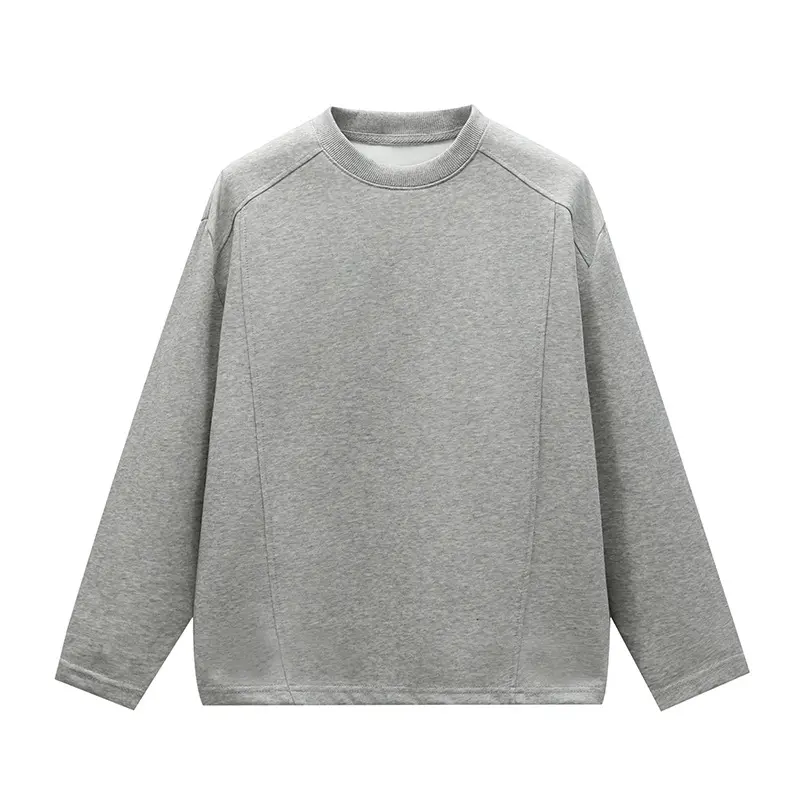 Unisex Minimalistisches Rundhals-Sweatshirt mit Raglanärmeln Drune
