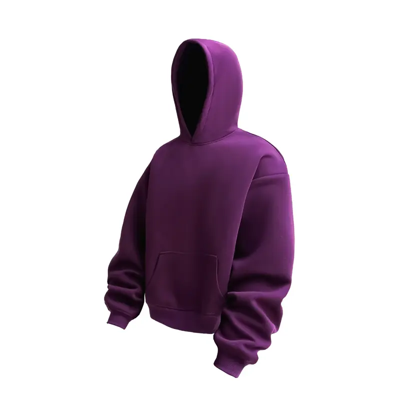 Unisex Oversize-Kapuzenpullover aus schwerer Fleecequalität mit Kängurutasche Drune