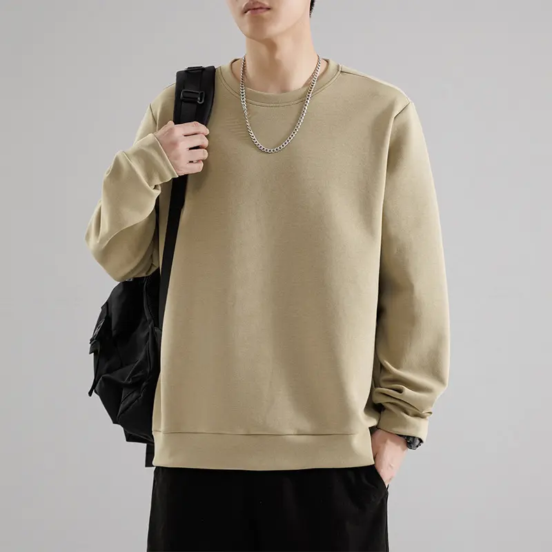 Unisex Oversize Rundhals‑Sweatshirt aus schwerem French‑Terry mit gerippten Bündchen Drune