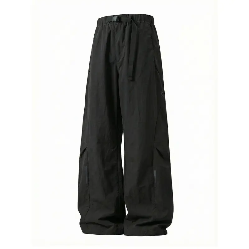 Unisex Ultrabreite technische Cargo-Hose mit integriertem Gurtbund und verstellbarem Beinabschluss Drune