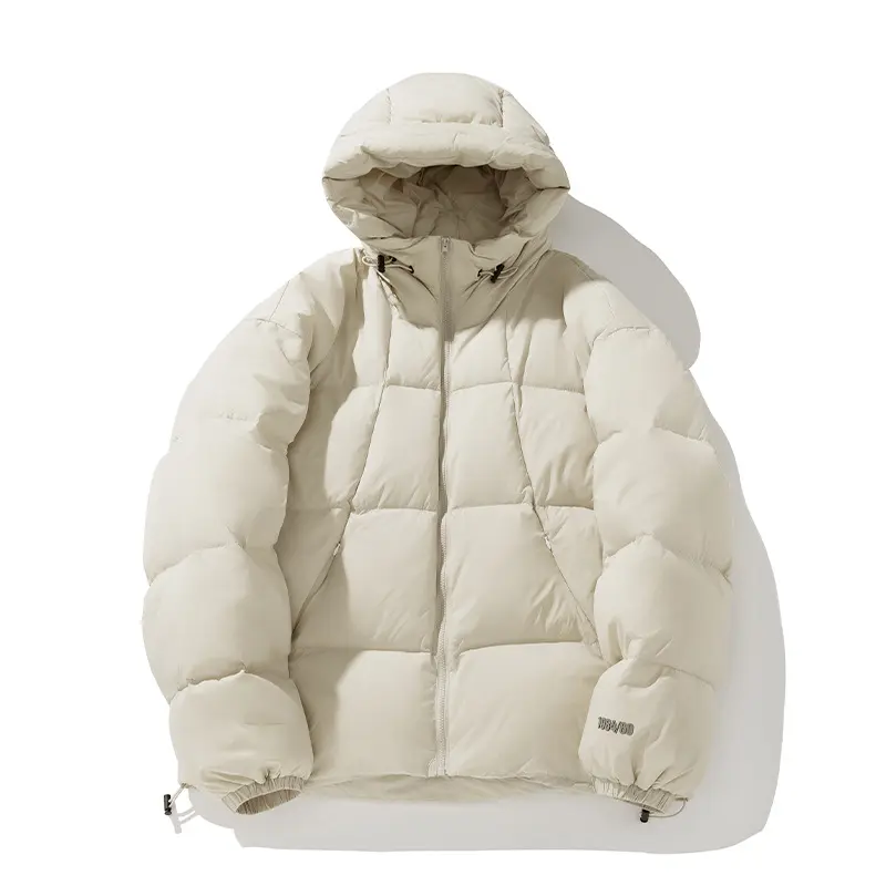 Unisex Wattierte Steppjacke mit Kapuze und Thermoisolierung Drune