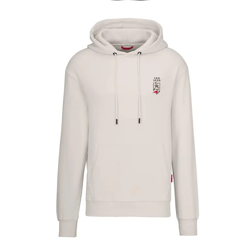 VAN DEER ESSENTIAL HOODIE - off white