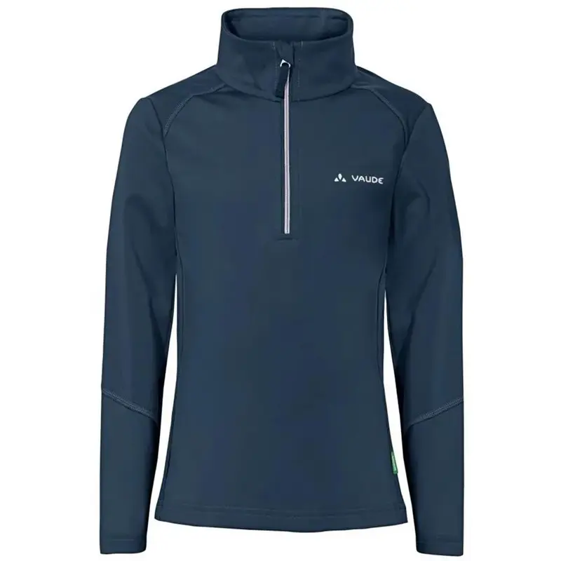 Vaude Kids Livigno Halfzip dark sea white Kinder Rolly