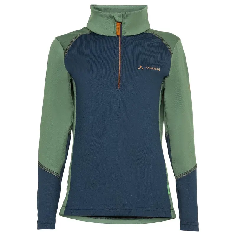 VAUDE Kids Livigno Halfzip woodland