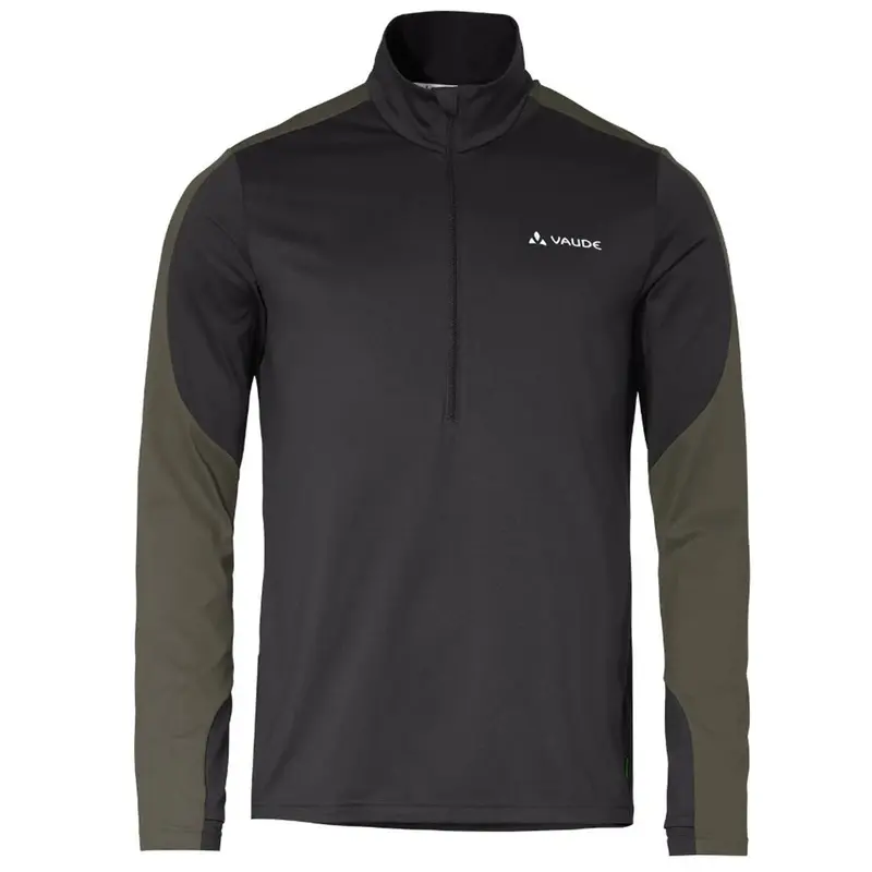 Vaude - Livigno Halfzip II Fleece-Pullover Herren - black/khaki