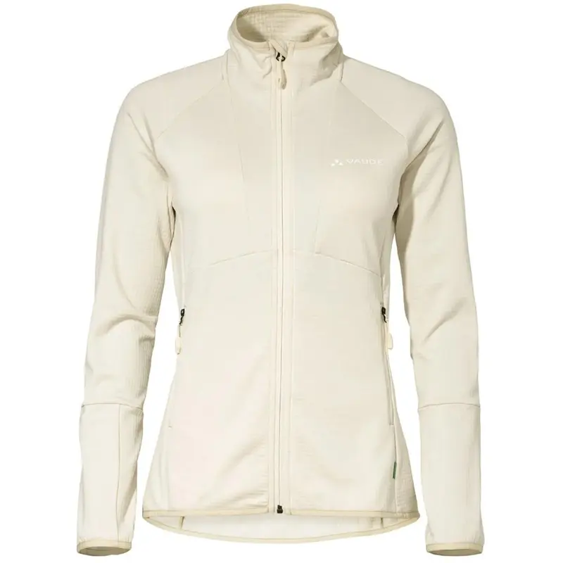 Vaude Monviso Fleece Jacke ecru Damen