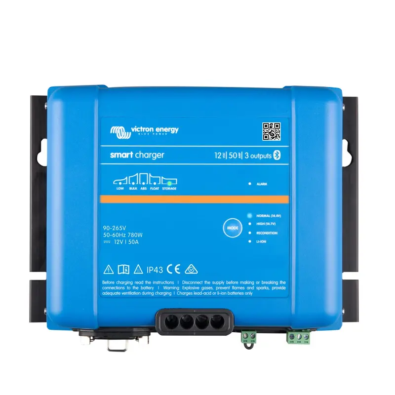 Victron Phoenix Smart IP43 Charger 12/50 (3) 120V-240V