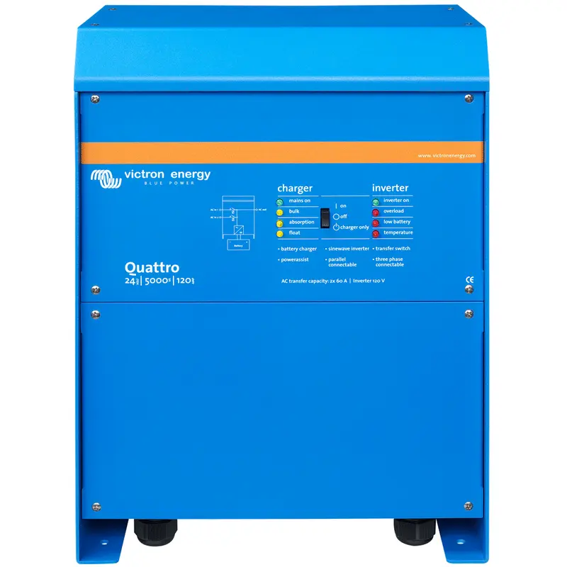 Victron Quattro 24/5000/120-100 Wechselrichter 4000W und Ladegerät 24V