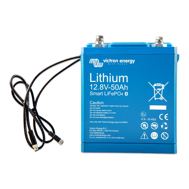 Victron Smart Lithium 50 Ah Batterie LiFePO4 12,8V