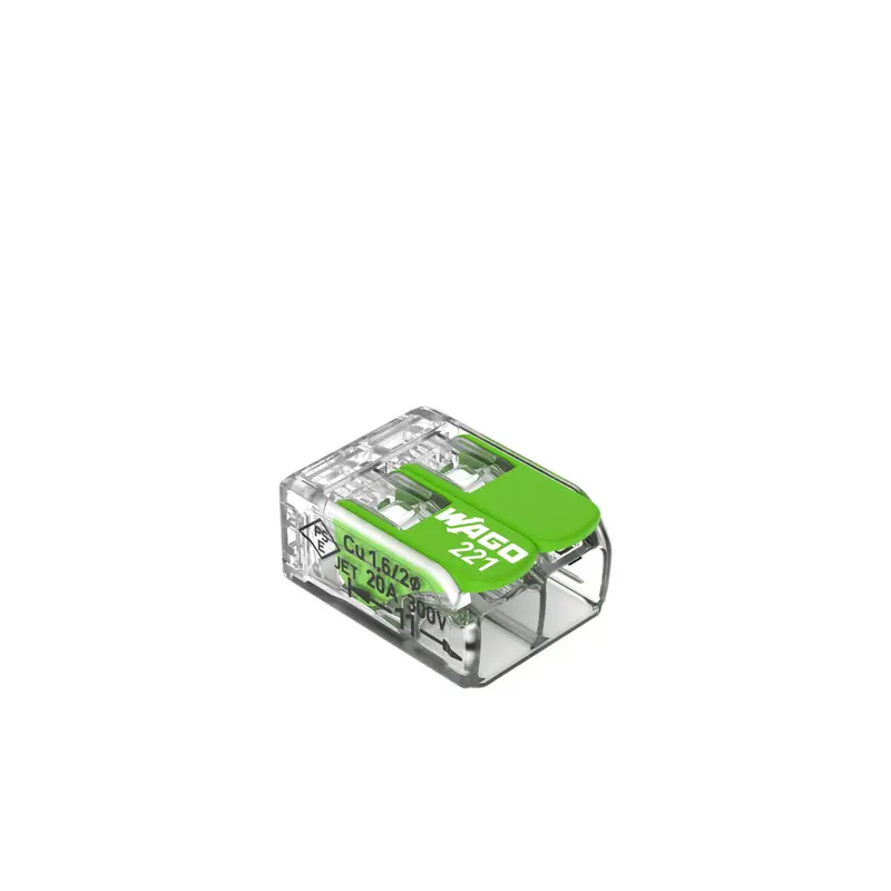 WAGO Verbindungsklemme Green Range flexibel bis 4mm² - 221-422 | 100er Pack