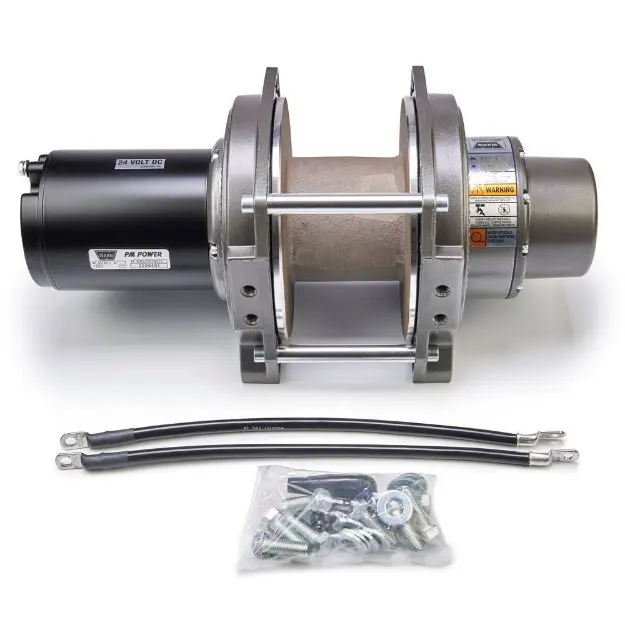 WARN Hubwinde DC2000 LF 24V, 907 kg, inkl. Steuerung, OLI, Fernbed.
