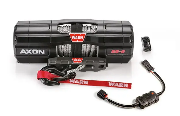 WARN Seilwinde AXON 55-S 2494 kg Zugkraft, mit 15m Synthetik Seil