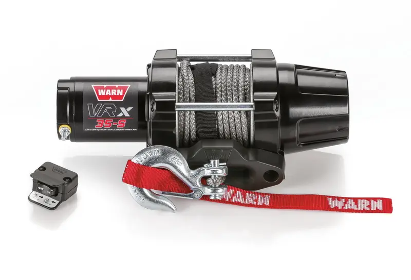 WARN Seilwinde VRX 35-S 1588 kg Zugkraft, mit 15m Synthetik Seil