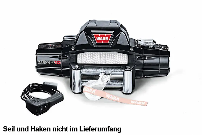 WARN Seilwinde ZEON 10 24V 4.536 kg Zugkraft, ohne Seil, inkl. OLI